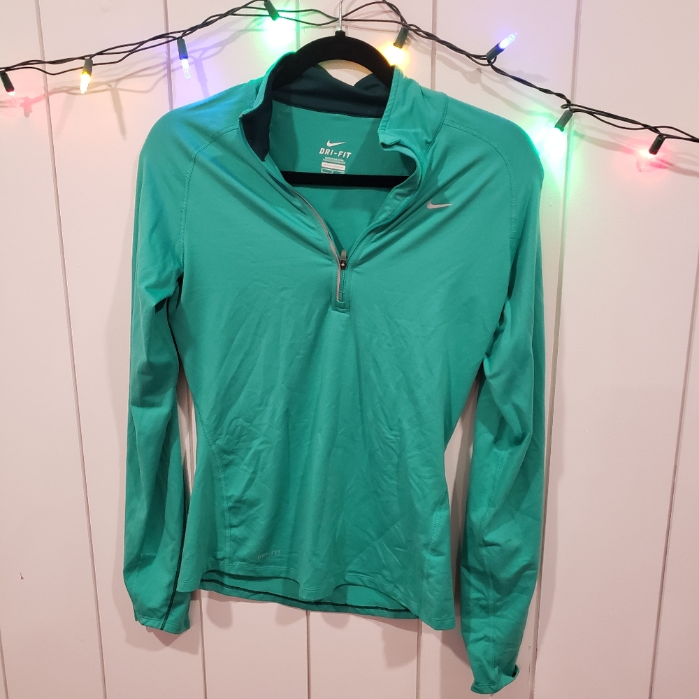 Nike dri fit 3/4 zip jacket